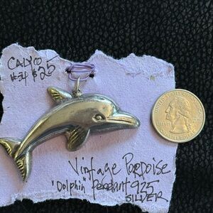 Silver Dolphin Pendant